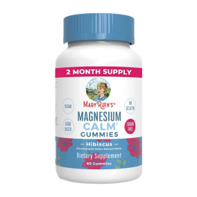 Mary Ruth’s Magnesium Calm Hibiscus Supplement Gummies, 60 Gummies Front