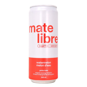 Mate Libre Organic Yerba Mate Energy Infusion Watermelon Canada Front