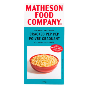 Matheson Food Company Macaroni and Cheese Cracked Pep Pep, 170g