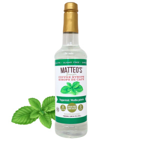 Matteo’s Sugar-Free Barista Coffee Syrups Thin Peppermint