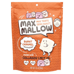 Max Sweets Sugar Free Marshmallows Max Mallow Burnt Caramel, 96g