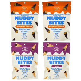 Muddy Bites Waffle Cone Snacks Variety Pack 4-Pack Front