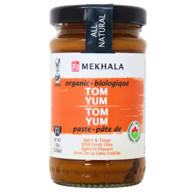 Front of Mekhala Organic Vegan Tom Yum Paste - Gluten Free Thai Paste - Nut Shellfish Fish Free Spice Mix