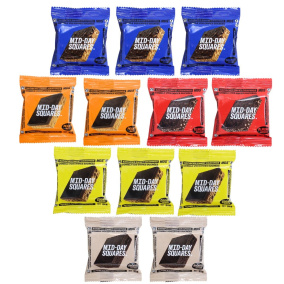 Mid-Day Squares Functional Vegan Chocolate Bar Variety Pack