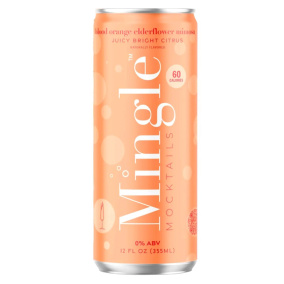 Mingle Mocktails Non-Alcoholic Blood Orange Elderflower Mimosa, 355ml