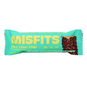 Misfits Vegan Protein Bar Mint Choc Chip Canada Front