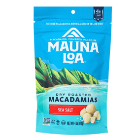 Mauna Loa Dry Roasted Macadamia Nuts Sea Salt, 113g