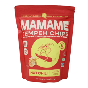 Mamame Gluten-Free Tempeh Chips Hot Chili Front