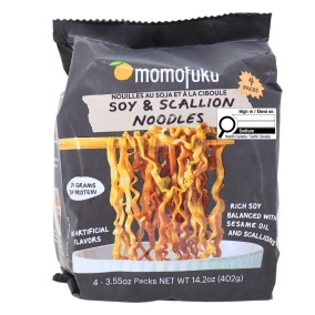 Front of Momofuku Noodles Soy And Scallion