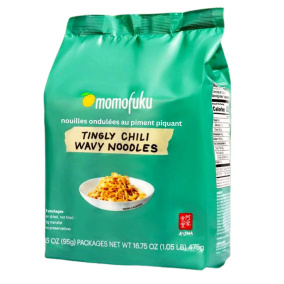 Front of Momofuku Wavy Noodles Tingly Chili
