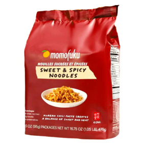 Front of Momofuku Noodles Sweet And Spicy - Momofuku Instant Noodles - Sweet And Spicy Noodles - Spicy Asian Noodles