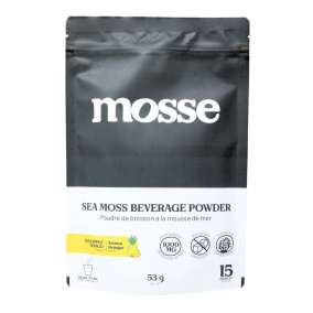 Mosse Sea Moss Beverage Powder Pineapple Mango Canada Front