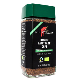 Mount Hagen Organic Instant Coffee Decaffeinated, 100g