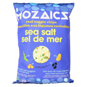 Mozaics Gluten-Free Real Veggie Chips Sea Salt, 100g