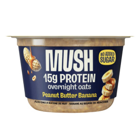 MUSH No Added Sugar Protein Overnight Oats Peanut Butter Banana, 156g