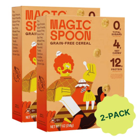 Magic Spoon Grain-Free Keto Cereal Maple Waffle Front