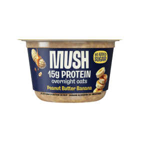 MUSH No Added Sugar Protein Overnight Oats Peanut Butter Banana, 156g