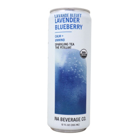 NA Beverage Co. Sparkling Tea Lavender Blueberry Front