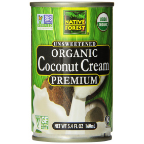 Native Forest Organic Unsweetened Coconut Cream, 160ml
