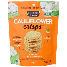 Hippie Snacks Cauliflower Crisps Cheeze, 70g
