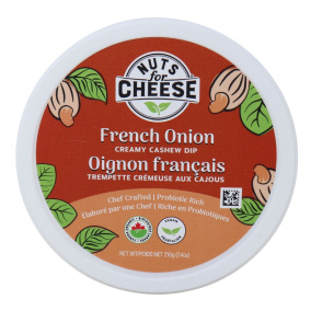 Nuts For Cheese Dairy-Free Creamy Cashew Dip French Onion Front