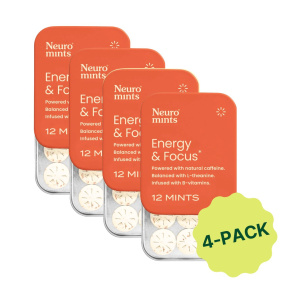 Neuro Energy & Focus Caffeinated Mints Cinnamon Front