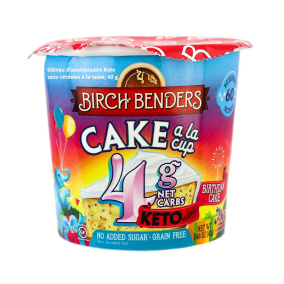 Birch Benders Grain-Free Keto Cake a la Cup Birthday Cake, 42g