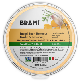 Brami Lupini Bean Hummus Garlic & Rosemary, 283g