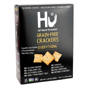 Hu Kitchen Grain-Free Crackers Everything, 120g