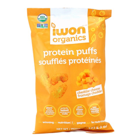 IWON Organics Protein Puffs Cheddar Cheese, 141g