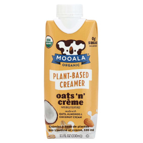 Mooala Organic Plant-Based Creamer Oats ‘n’ creme, 330ml