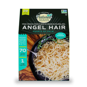 Natural Heaven Veggie Pasta Angel Hair Made with Palm Hearts, 255g