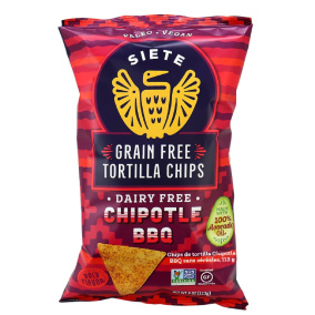 Siete Chipotle BBQ Grain-Free Tortilla Chips, 113g