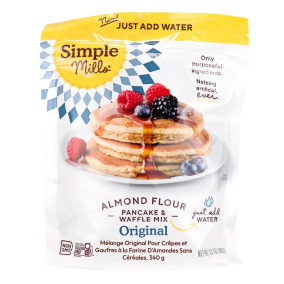 Simple Mills Grain-Free Almond Flour Pancake & Waffle Mix Original, 340g