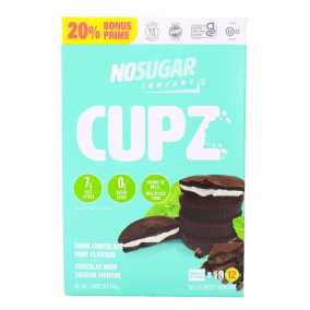 Front of No Sugar Company Keto Bomb Dark Chocolate Mint, 170g