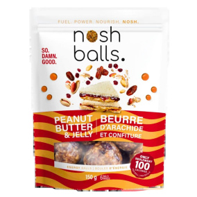 Nosh Balls Energy Balls Peanut Butter & Jelly, 6 Bites