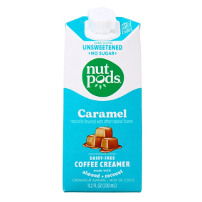 Nutpods Unsweetened & Dairy-Free Almond + Coconut Creamer Caramel, 330mL