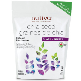 Nutiva Organic Black Chia Seeds, 400g