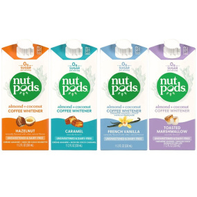 Nutpods Unsweetened & Dairy-Free Creamers Variety 4-Pack Canada Front
