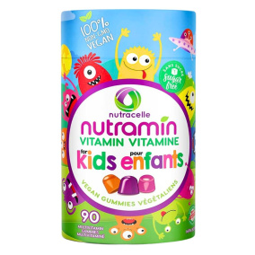 Front of Nutracelle Nutramin Vegan Vitamin Gummies Kids Multivitamins