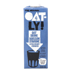Front of Oatly Oat Milk Extra Creamy