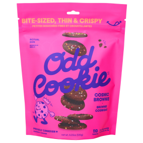 Odd Cookie Bite Sized Thin & Crispy Cookies Cosmic Brownie Front