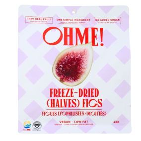 OHME! No Added Sugar Freeze-Dried (Halves) Figs Front