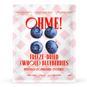 Front of OHME! Freeze Dried Berries - Freeze Dried Blueberries