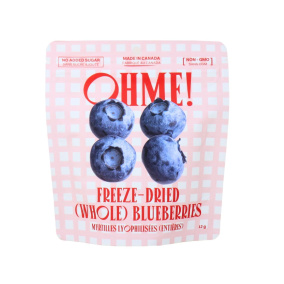 OHME! No Added Sugar Freeze-Dried Blueberries Whole Snack Pack, 11g