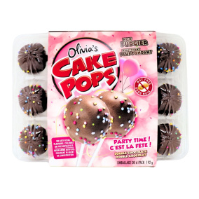 Olivia’s Cake Pops Double Chocolate, 6 Pack