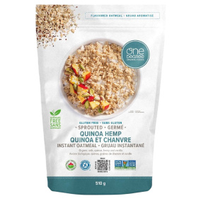 Front of One Degree Organic Foods Gluten-Free Sprouted Instant Oatmeal Quinoa Hemp