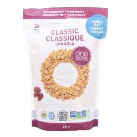 Front of One Degree Organic Gluten Free Granola - Vegan Granola - Sprouted Oats -Healthy Granola