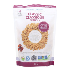 Front of One Degree Granola - Sprouted Oats - Sprouted Granola - Gluten Free Graonla - Vegan Granola