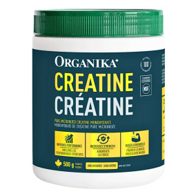Organika Pure Micronized Creatine Monohydrate, 500g - Organika Canada Health Products, Organika Supplements